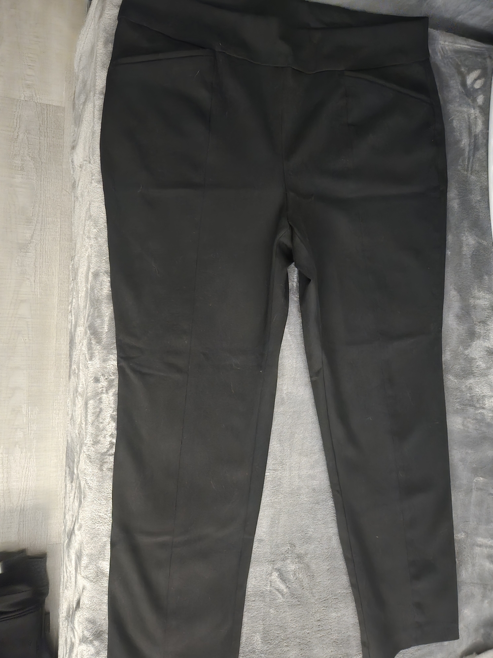 Chico's Black Straight-Leg Women's Trousers